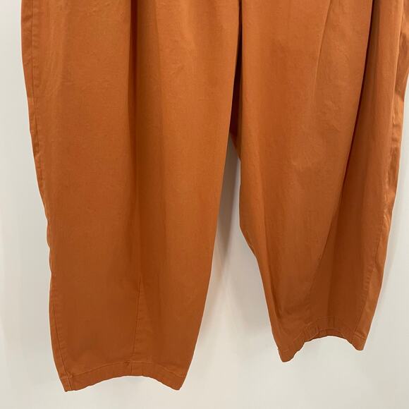 Anthropologie Maeve Curve Poplin Barrel Pants L - Picture 7 of 10